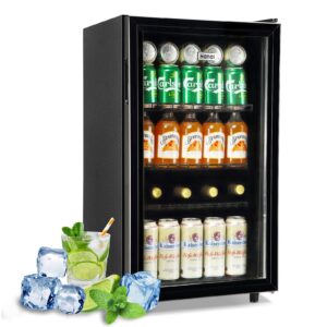 WANAI Beverage Refrigerator 3.5 Cubic Feet